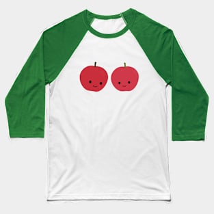 Cute Kawaii Apples Baseball T-Shirt